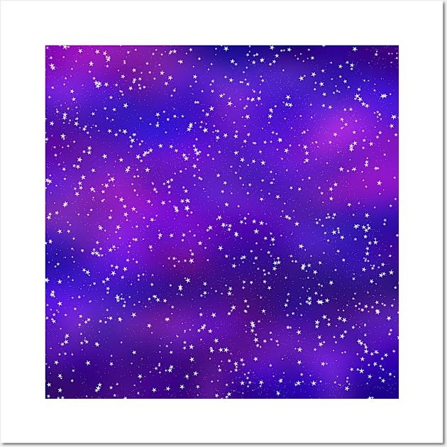 Galaxies (Standard Blue) Wall Art by ShinyBat